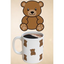 Ayıcık Teddy Bear Desenli Seramik Kupa Bardak