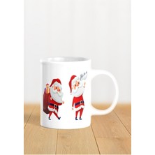 Hediyelik Yeniyıl / Yılbaşı / Noel Baba Baskılı Kupa Bardak