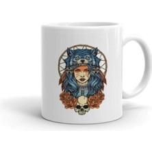 Düş Kapanı ve Kız Baskılı Kupa/bardak