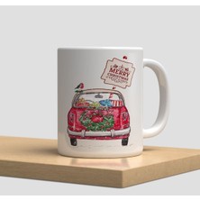 Beyaz Kupa Bardak yeni Yıl Yılbaşı