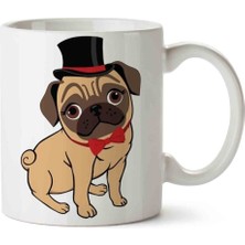 Pug Puppy Canidae Toy Dog Köpek Porselen Kupa Bardak