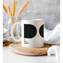 Kişiye Özel Isimli ,dost Beyaz Kupa Bardak - Arkadaşa Hediye - Doğum Günü Hediyesi