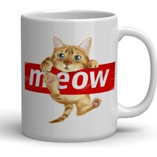 Kedi Baskılı Bardak