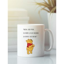 Da&te Baskı Kupa Bardak Winnie The Pooh Arkadaşlık Dostluk Kardeşlik
