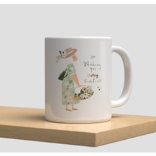 Beyaz Kupa Bardak A214 - Aşk Hediye Doğumgünü Yılbaşı Sevgi Arkadaşlık Dostluk Kardeşlik Vintage