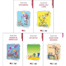 Can Yayınları Roald Dahl 5 Kitap Set / Kaplumbağa - Zürafa, Peli ve Ben - George'un Harika Ilacı - Dev Şeftali