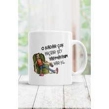 Üşengeç Adam Kupa Bardak