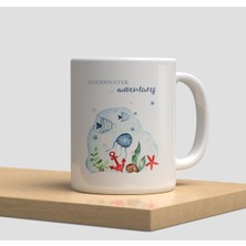 Deniz Çapa Yelken Gemi Deniz Feneri Beyaz Kupa Bardak