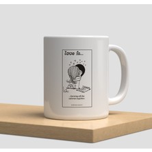 Beyaz Kupa Bardak A127 - Sarah Kay Yeni Yıl Yılbaşı Çam Ağacı Hediye Paketi