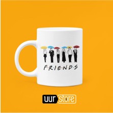 Friends Yazısı Baskılı Porselen Kupa 330ML