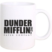 The Office Dizisi Dunder Mifflin Company Logo Baskılı Kupa Bardak