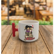 Yılbaşı Noel Temalı El Yapımı T Kupa