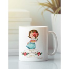 Beyaz Kupa Bardak G174 Aşk Yeniyıl Yılbaşı Noel Dostluk Arkadaşlık Sevgi Kardeşlik Doğumgünü