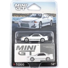 Mini Gt 1066 1/64 Nissan Skyline Gt-R (R32) Veilside Combat C-I White - Blister Paket
