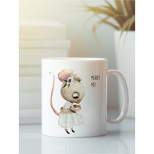 Beyaz Kupa Bardak G145 Aşk Sevgi Evlilik