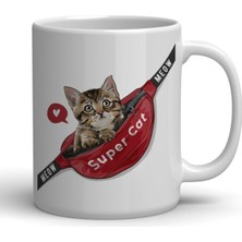 Kedi Baskılı  Bardak