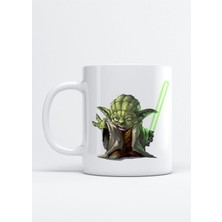 Star Wars Yoda Baskılı Porselen Kupa Bardak