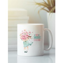 Beyaz Kupa Bardak G167 Aşk Yeniyıl Yılbaşı Noel Dostluk Arkadaşlık Sevgi Kardeşlik Doğumgünü