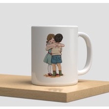 Beyaz Kupa Bardak A85 - Aşk Sevgi