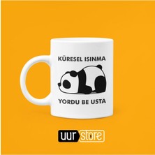 Küresel Isınma Yordu Be Usta Baskılı Kupa Bardak