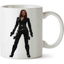 Black Widow Standing Porselen Kupa Bardak