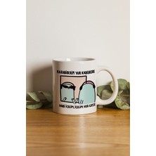 Porselen - Karabiberim Motto Kupa Bardak- Makinede Yıkanabilir