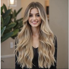 Aura Peruk Muhteşem Ombreli Perçemsiz Özel Vip Modelimiz