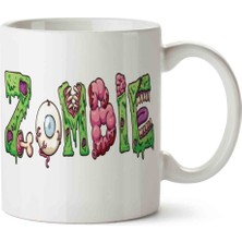 Zombie Porselen Kupa Bardak