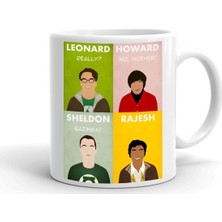 Beyaz The Big Bang Theory Baskılı Seramik Kupa