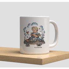 Beyaz Kupa Bardak A202 - Aşk Hediye Doğumgünü Yılbaşı Sevgi Arkadaşlık Dostluk Kardeşlik Vintage