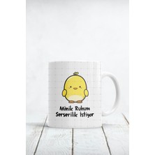 Minik Ruhum Serserilik Istiyor Baskılı Kupa Bardak