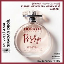 Norayn Roselyn Kadın Parfüm 100 ml Edp – Kırmızı Meyveler, Menekşe ve Amber Notaları, Şehvetli ve Kalıcı Koku