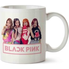 Black Pink Logo Blackpink Porselen Kupa Bardak