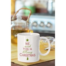 Yılbaşı Özel Baskılı Porselen Kupa Bardak