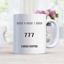 Mucizeler Benimle Sayı Sekans Kişiye Özel Kupa Bardak