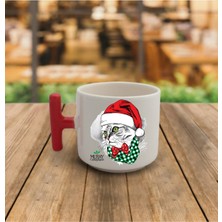 Yılbaşı Noel Temalı El Yapımı T Kupa