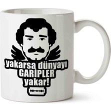 Müslüm Gürses Müslüm Baba Yakarsa Dünyayı Garipler Yakar Porselen Kupa Bardak