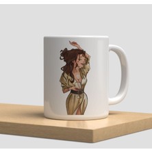 Beyaz Kupa Bardak A277 - Yaşam Ağacı