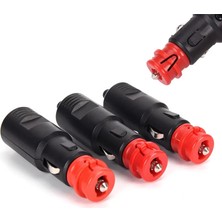 Maroces 3 Adet Araç Çakmak Fişi Ledsiz Sigortalı Avrupa Tipi 8A D7YA