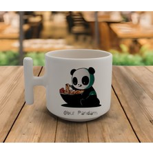 Latte & Espresso El Yapımı Obur Pandam T Kulp Kupa 200 ml