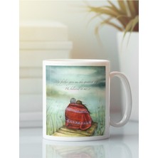 Beyaz Kupa Bardak Baba Çocuk Babalar Günü