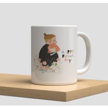 Beyaz Kupa Bardak A198 - Aşk Hediye Doğumgünü Yılbaşı Sevgi Arkadaşlık Dostluk Kardeşlik Vintage