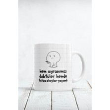 Hem Ayranımızı Döktüler Hemde Tatsız Olaylar Yaşandı Baskılı Kupa Bardak