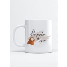 Huzurlu Pazar Baskı Porselen Kupa Bardak