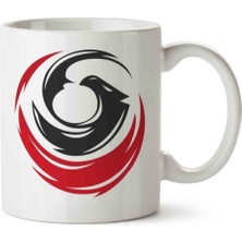 Counter Strike Black And Red Porselen Kupa Bardak