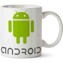 Android Porselen Kupa Bardak
