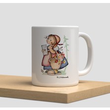 Beyaz Kupa Bardak A72 - Yeni Yıl Yılbaşı Çam Ağacı