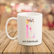 Kişiye Özel Harf Tasarımlı Kupa Bardak