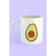 Avokado Desenli Kupa