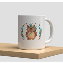 Beyaz Kupa Bardak A118 - Sarah Kay Yeni Yıl Yılbaşı Çam Ağacı